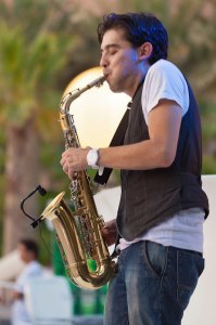 Saxophone player in Dubai