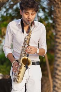 Saxophone player in Dubai